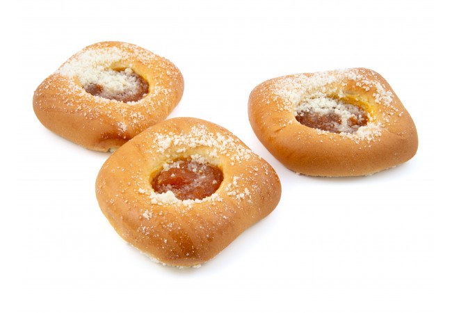 Koláček s náplní tvarohovo-meruňkovou 120g