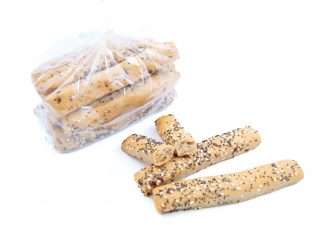 Vícezrnné krekry s mákem, B, 100g