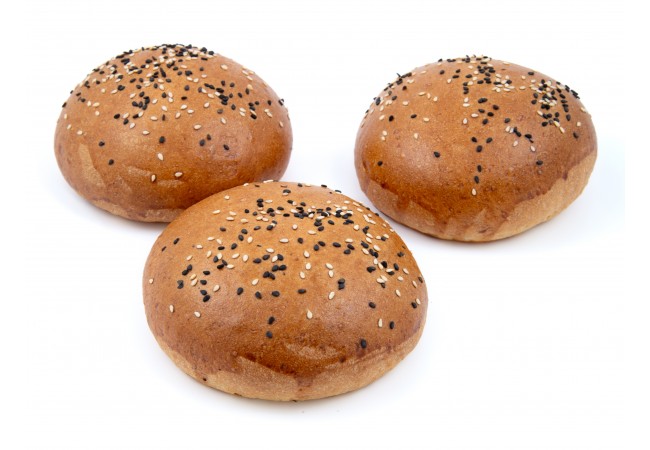 Bulka na hamburger SPECIAL černý sezam, 90g