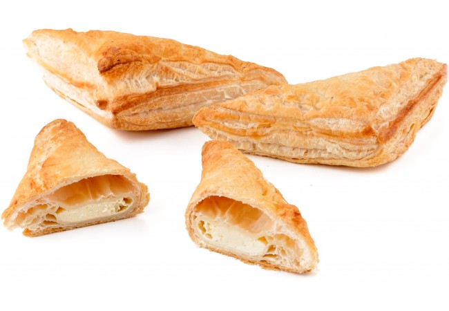 Trojhránek listový s náplní tvarohovou 100g