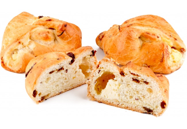 Kornet šátek s náplní tvarohovou 70g