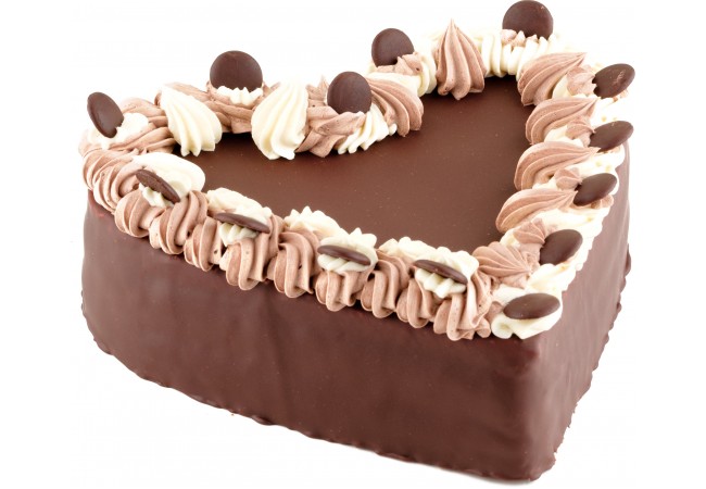 Dort srdíčko polévané 750g