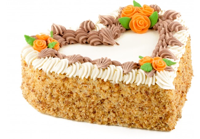 Dort srdce ořechové 1500g
