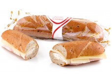 Bageta vícezrnná se šunkou,B 240g